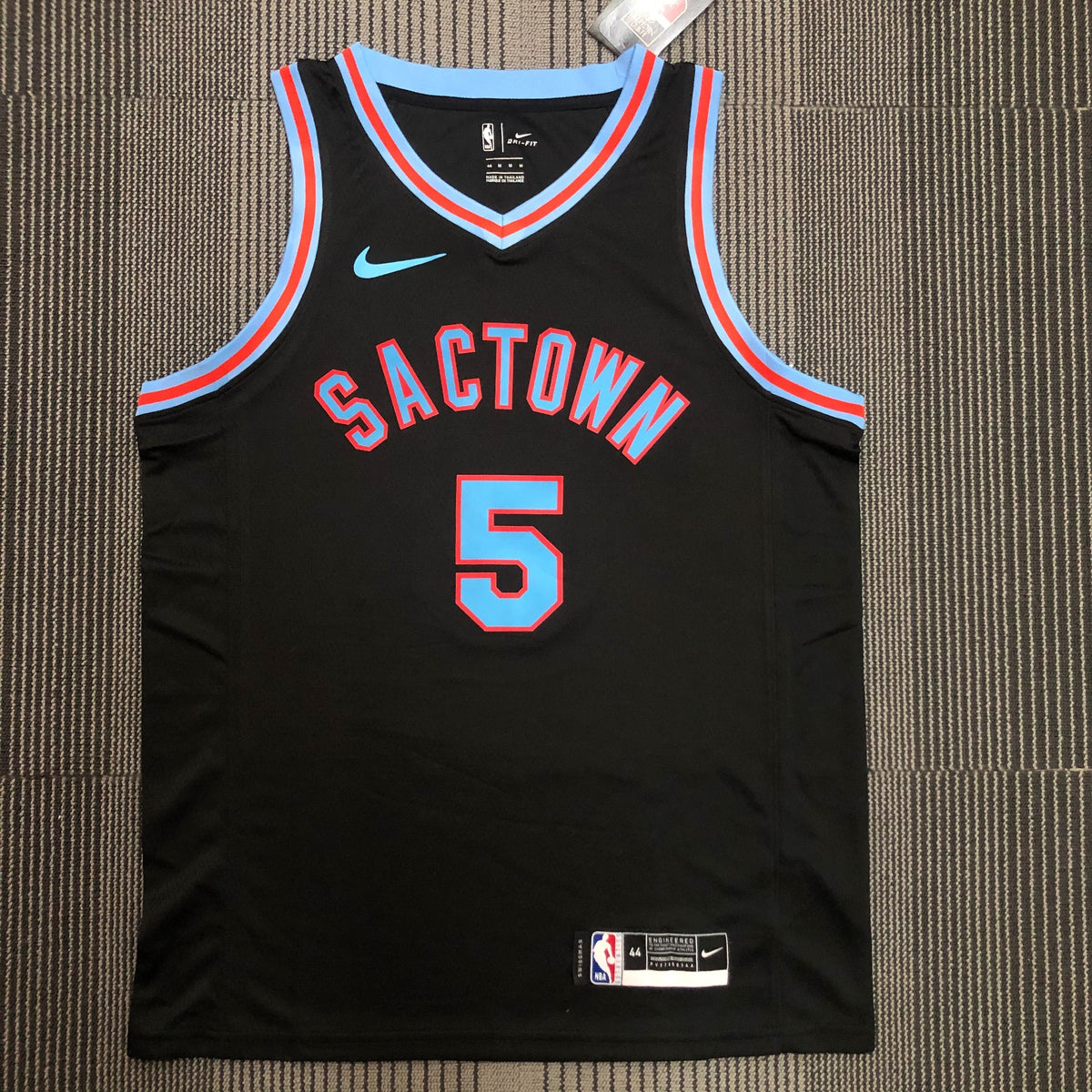 Sacramento Kings City Edition 2020-21 Sactown - Noir - De'Aaron Fox - 5