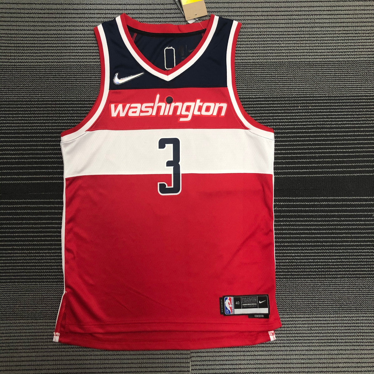Washington Wizards Icon Edition 75e anniversaire - Rouge - Bradley Beal - 3