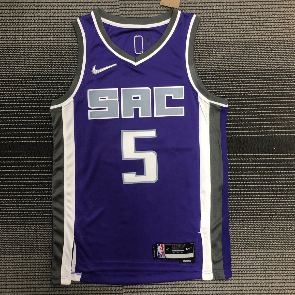 Sacramento Kings Icon Edition 75e anniversaire - Violet - De'Aaron Fox - 5