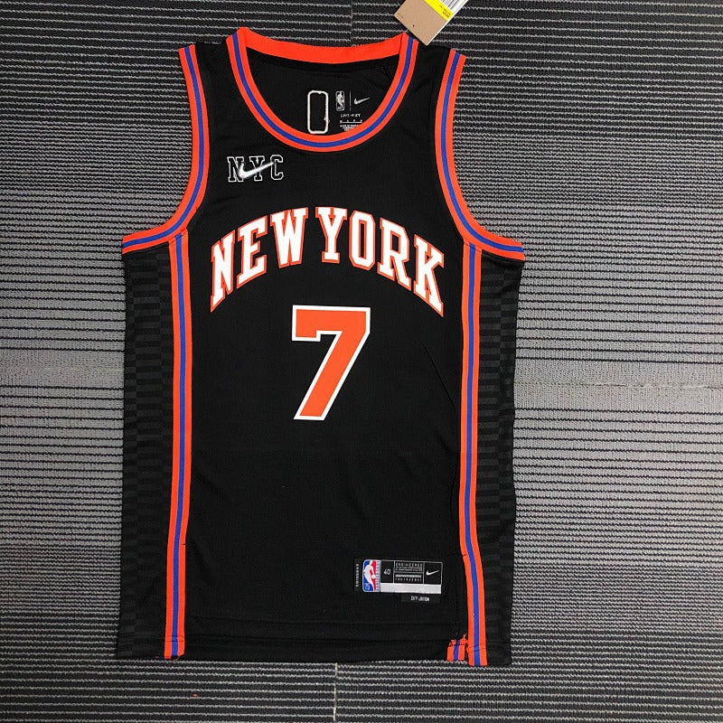 New York Knicks City Edition 2021-22 Mecca of Basketball - Noir - Carmelo Anthony - 7