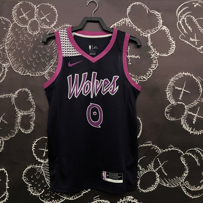 Minnesota Timberwolves City Edition Prince - Violet - D'Angelo Russell - 0
