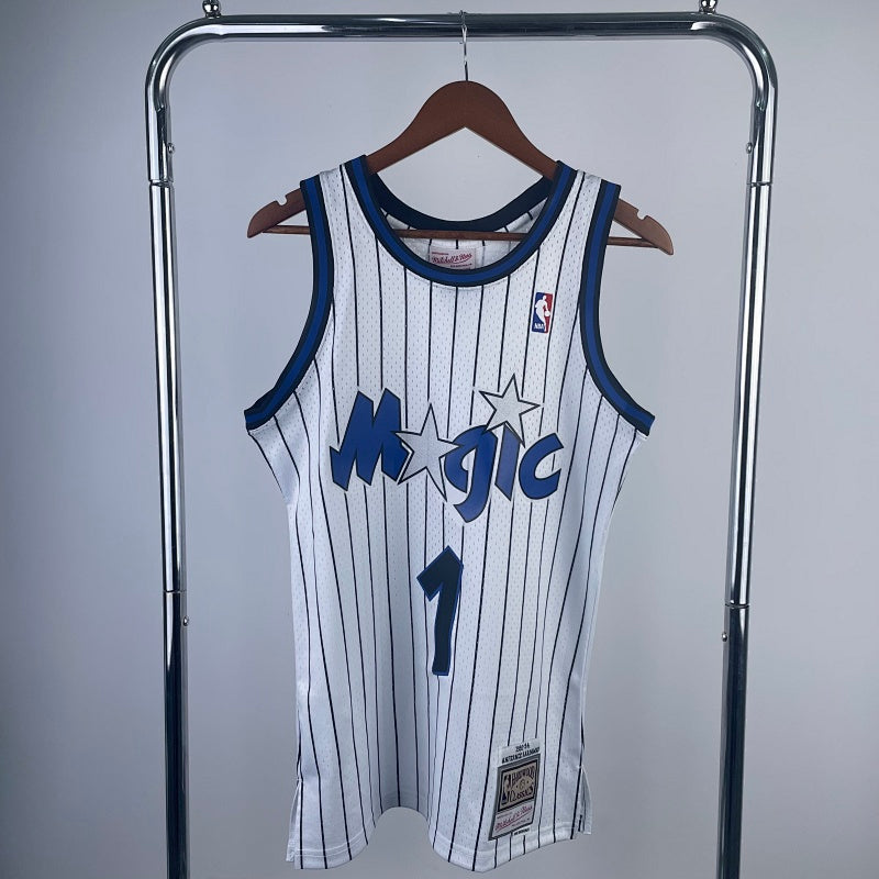 Orlando Magic Hardwood Classics - Blanc a rayures - Penny Hardaway - 1