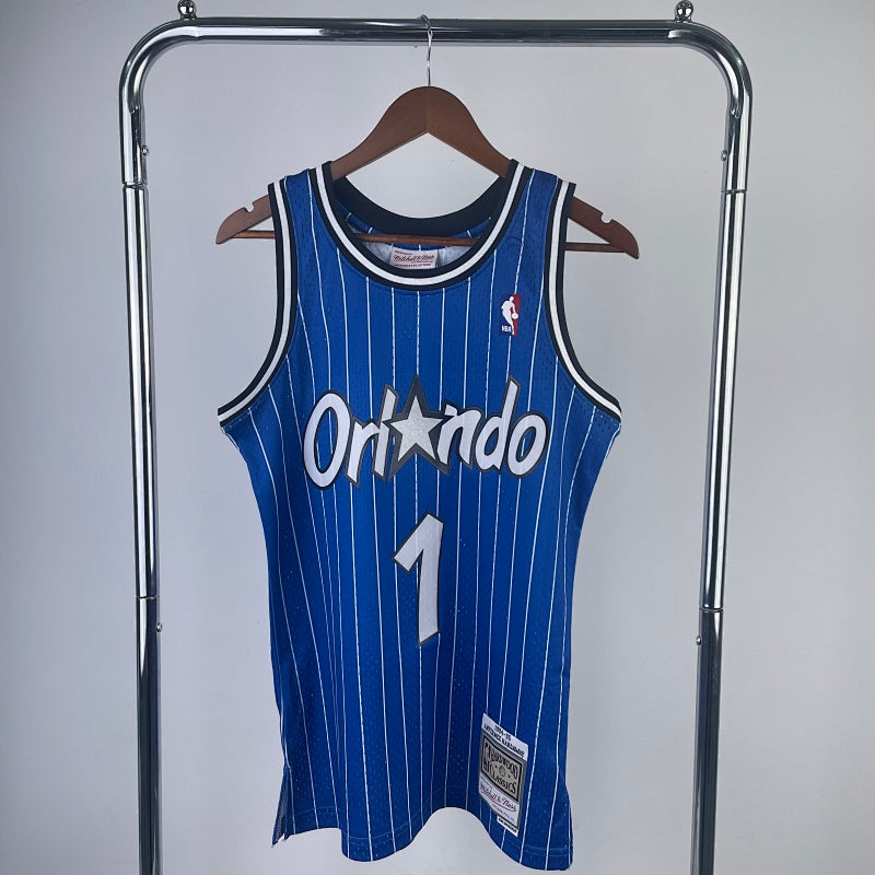 Orlando Magic Hardwood Classics - Bleu a rayures - Penny Hardaway - 1