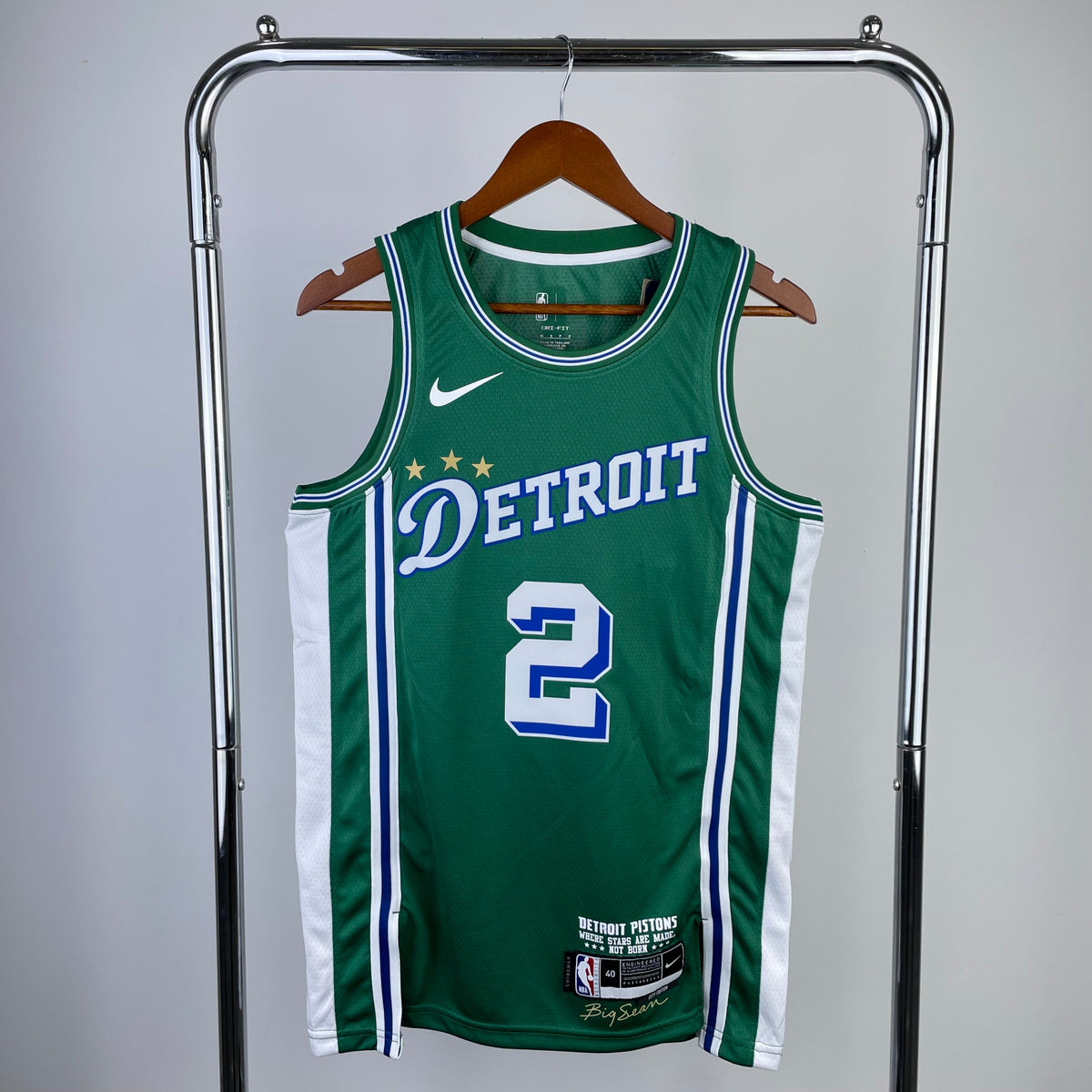 Detroit Pistons City Edition 2022-23 The Saint - Vert - Cade Cunningham - 2