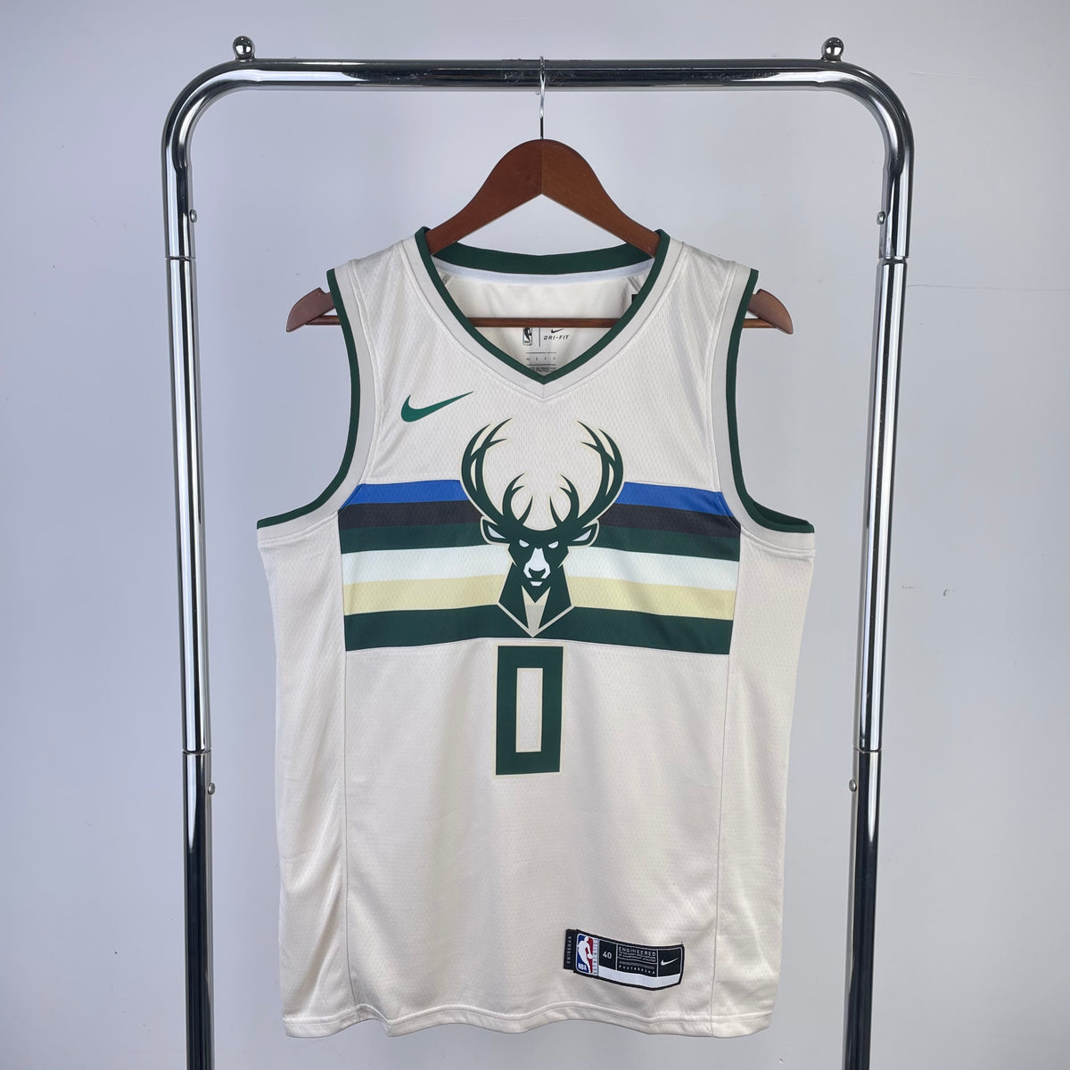 Milwaukee Bucks Earned Edition Deer - Creme - Damian Lillard - 0