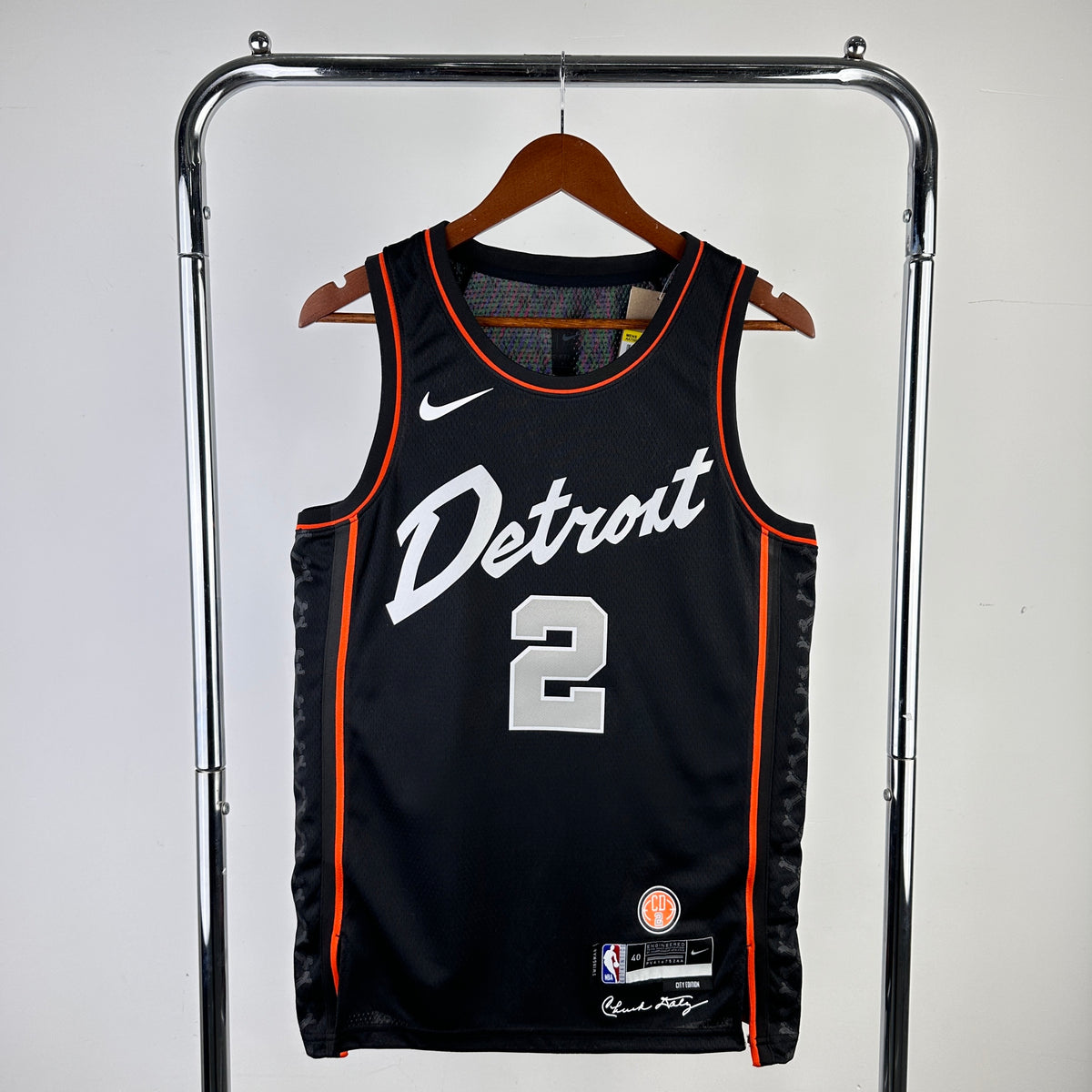 Detroit Pistons City Edition 2023-24 Bad Boys - Noir - Cade Cunningham - 2