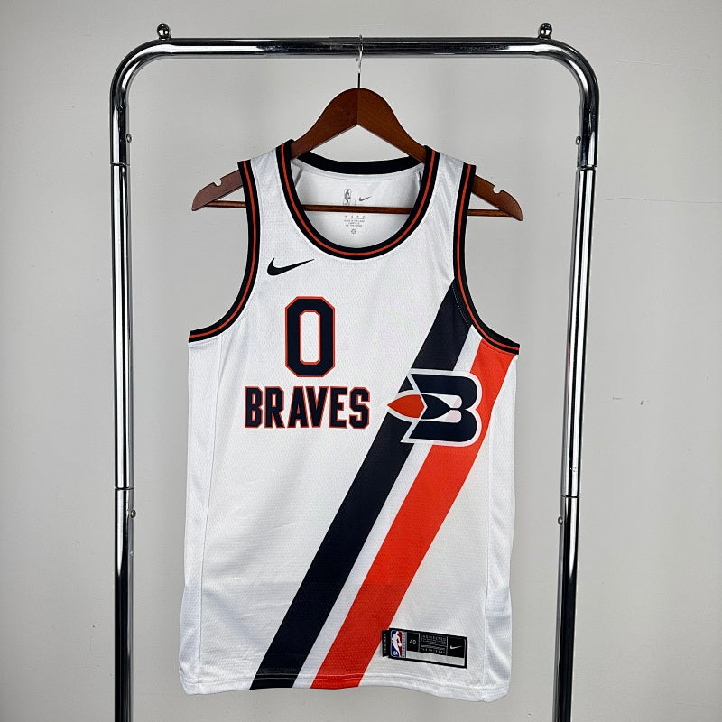 Los Angeles Clippers Classic Edition Buffalo Braves - Blanc - Russell Westbrook - 0