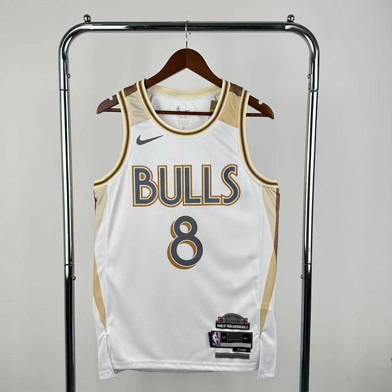 Chicago Bulls City Edition 2024-25 United Center - Blanc - Zach LaVine - 8