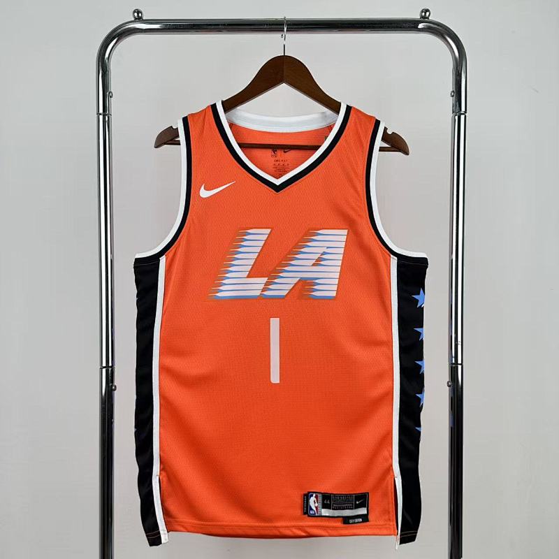 Los Angeles Clippers City Edition 2025-26 Brave New Beginning - Orange - James Harden - 1