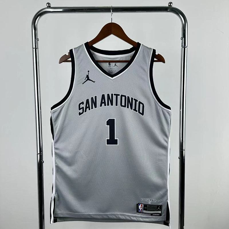 San Antonio Spurs Statement Edition 2025-26 - Argent - Victor Wembanyama - 1