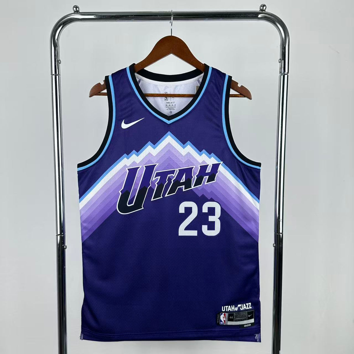 Utah Jazz Icon Edition 2025-26 Mountain Basketball - Violet - Lauri Markkanen - 23