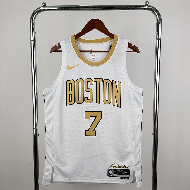 Boston Celtics City Edition 2025-26 - Blanc et or - Jaylen Brown - 7