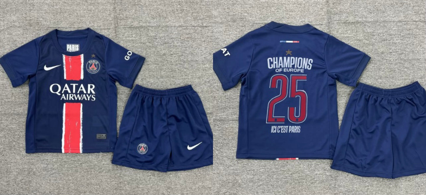 Maillot Enfant PSG CHAMPION LDC 2025
