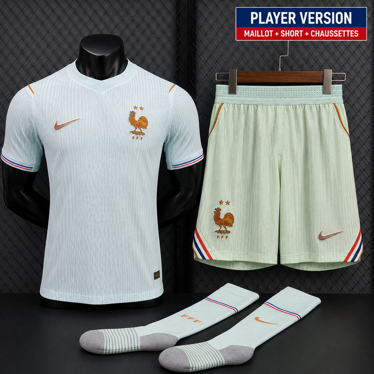 Maillot France 26-27 player version + short + chausette
