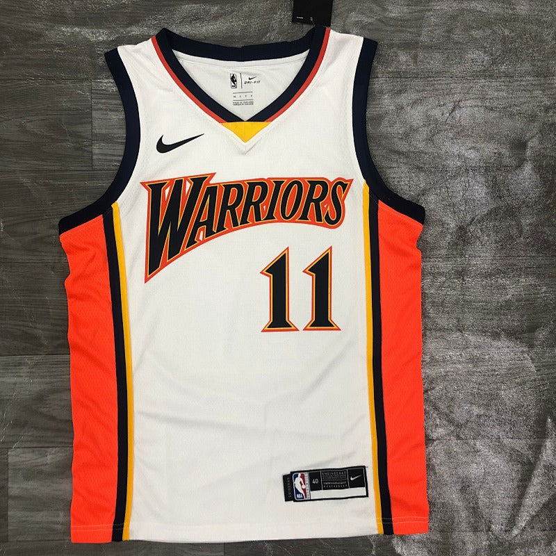 Golden State Warriors Hardwood Classics - Blanc et orange - Klay Thompson - 11