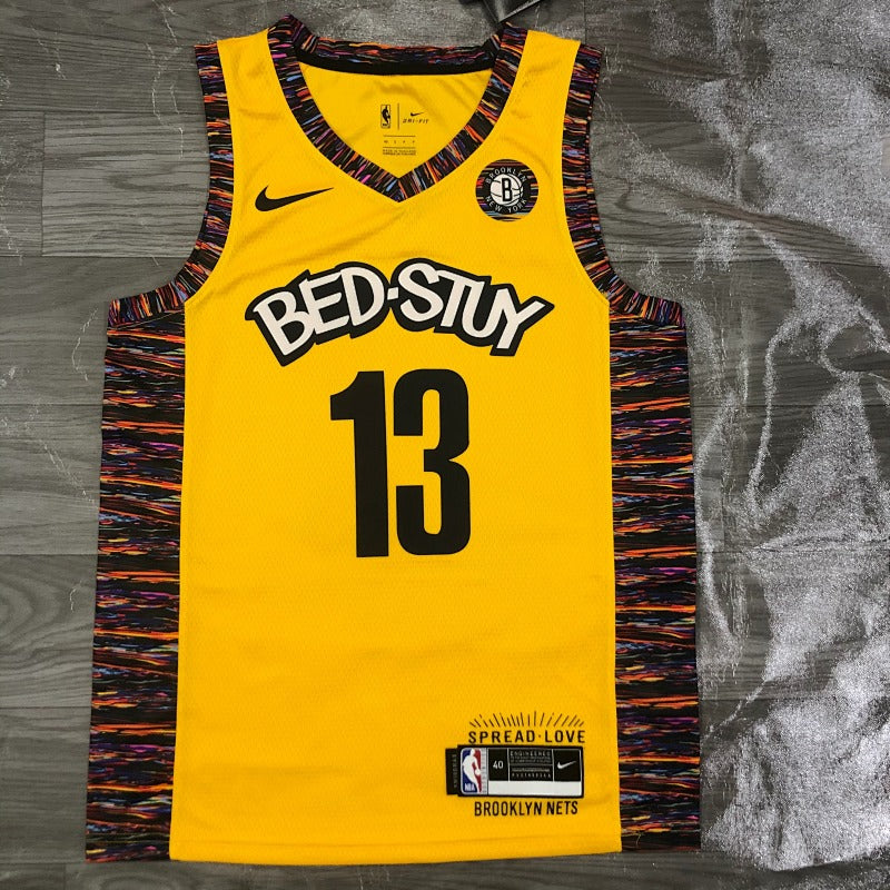 Brooklyn Nets Bed-Stuy - Jaune - James Harden - 13