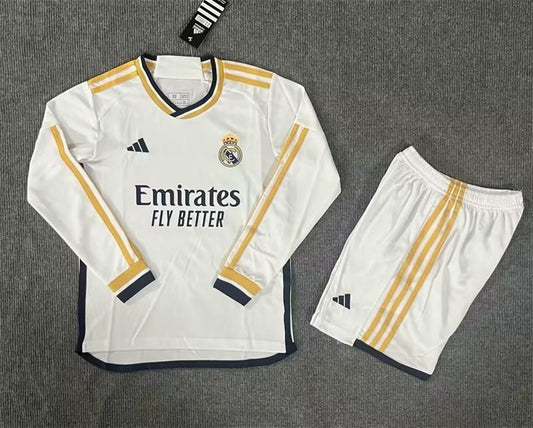 Maillot Enfant Manches Longues Real Madrid FC 23-24