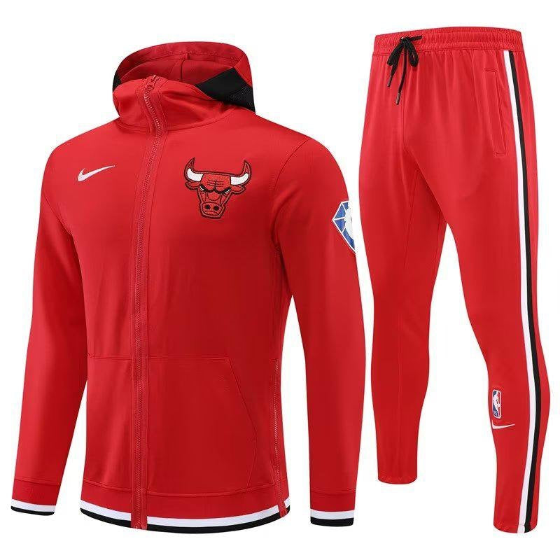 Survêtement nba dry chicago bulls rouge cheap