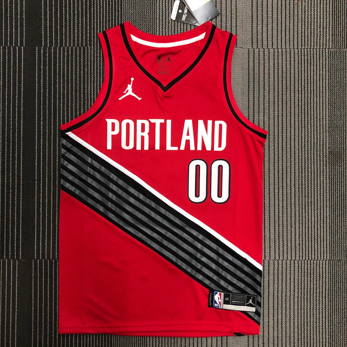 Portland Trail Blazers Statement Edition bandes diagonales - Rouge - Carmelo Anthony - 00