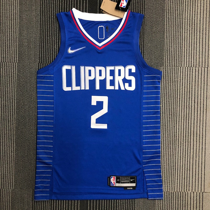 Los Angeles Clippers Icon Edition 75e anniversaire - Bleu - Kawhi Leonard - 2