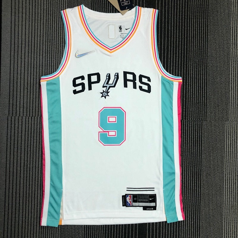 San Antonio Spurs City Edition 2021-22 Fiesta - Blanc - Tony Parker - 9