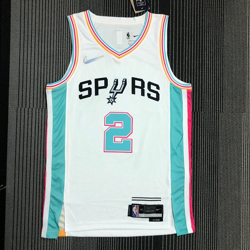 San Antonio Spurs City Edition 2021-22 Fiesta - Blanc - Kawhi Leonard - 2