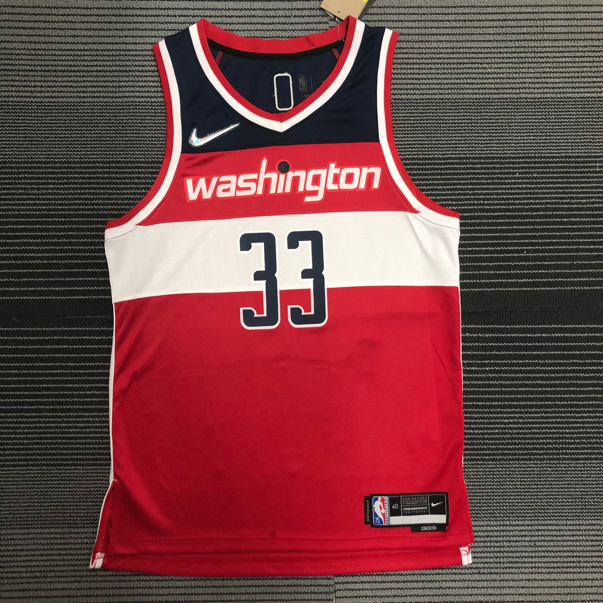 Washington Wizards Icon Edition 75e anniversaire - Rouge - Kyle Kuzma - 33