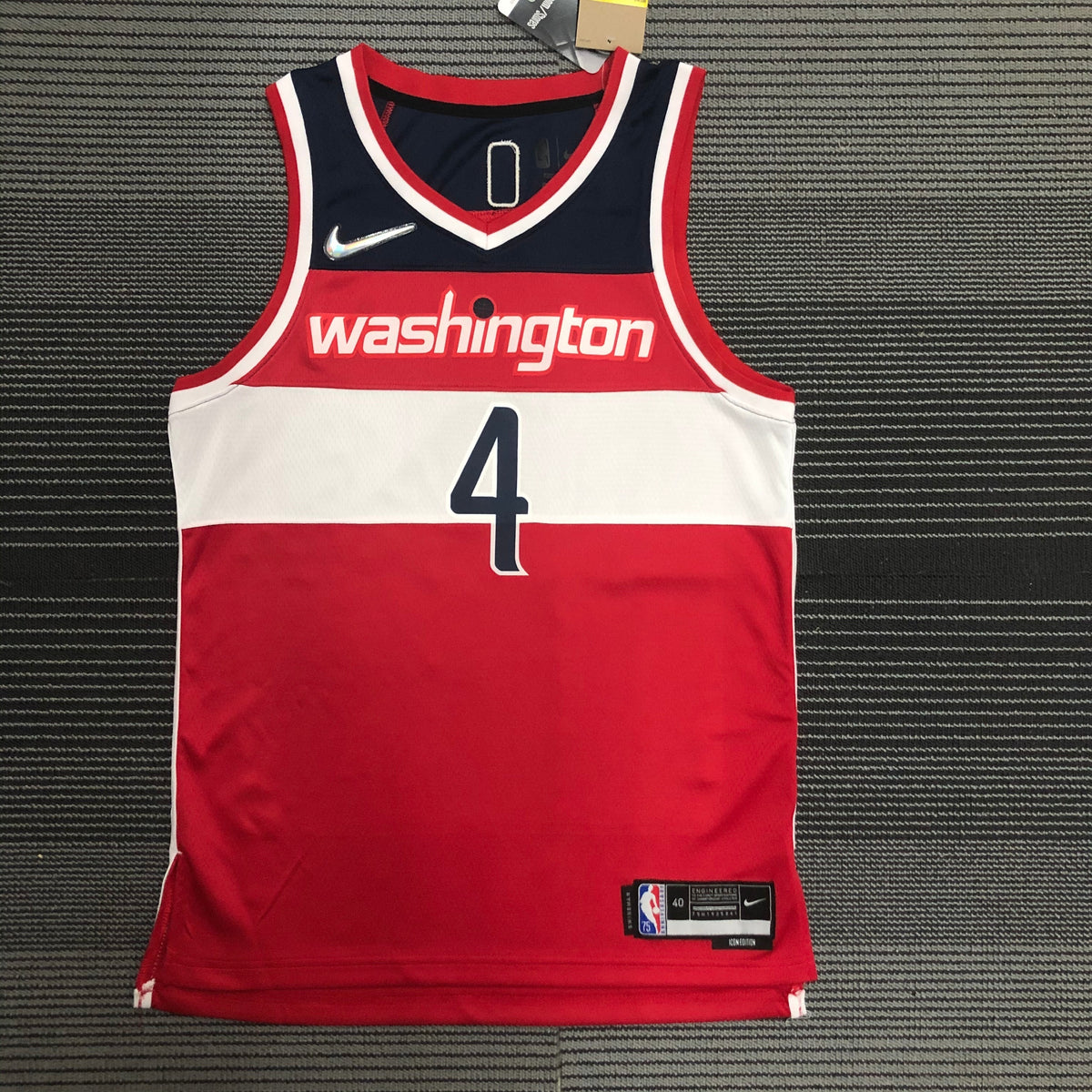 Washington Wizards Icon Edition 75e anniversaire - Rouge - Russell Westbrook - 4