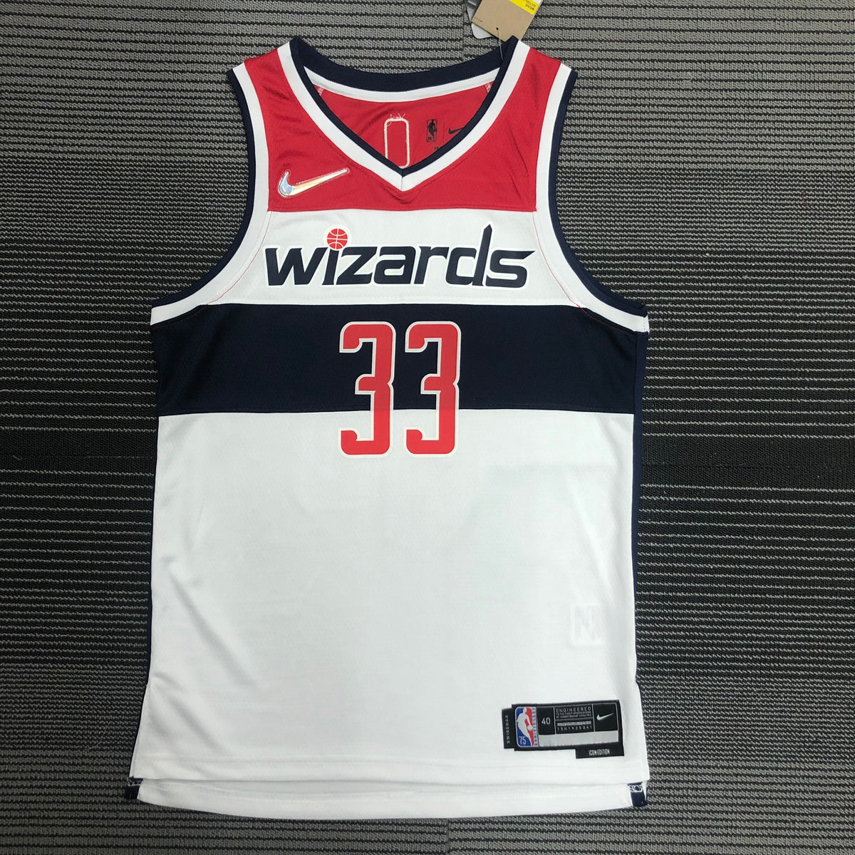 Washington Wizards Association Edition 75e anniversaire - Blanc - Kyle Kuzma - 33