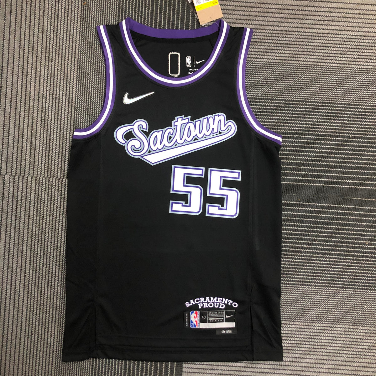 Sacramento Kings City Edition 2021-22 Sactown - Noir - Jason Williams - 55