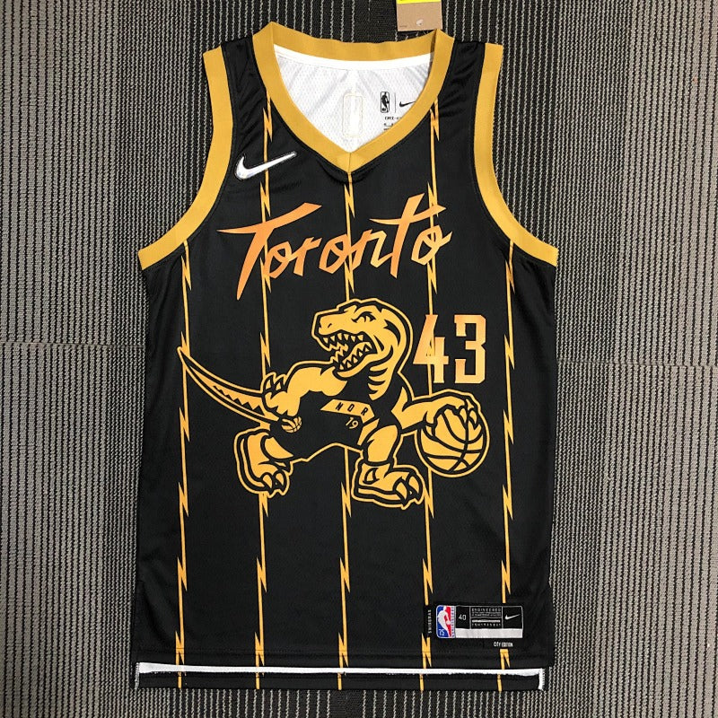 Toronto Raptors City Edition 2021-22 We The North - Noir et or - Pascal Siakam - 43