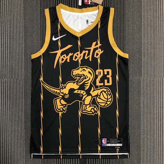 Toronto Raptors City Edition 2021-22 We The North - Noir et or - Fred VanVleet - 23