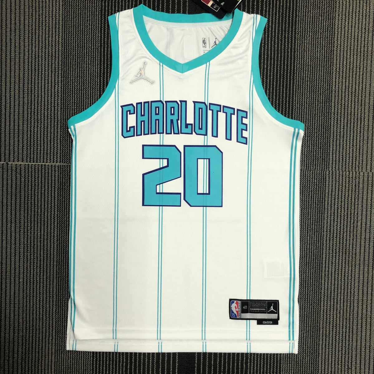 Charlotte Hornets Association Edition 75e anniversaire - Blanc - Gordon Hayward - 20