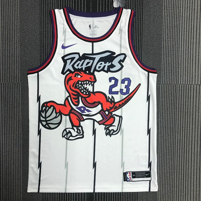 Toronto Raptors Retro Dino - Blanc - Fred VanVleet - 23