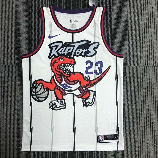 Toronto Raptors Retro Dino - Blanc - Fred VanVleet - 23