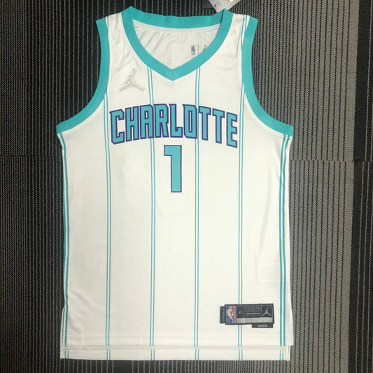 Charlotte Hornets Association Edition 75e anniversaire - Blanc - LaMelo Ball - 1
