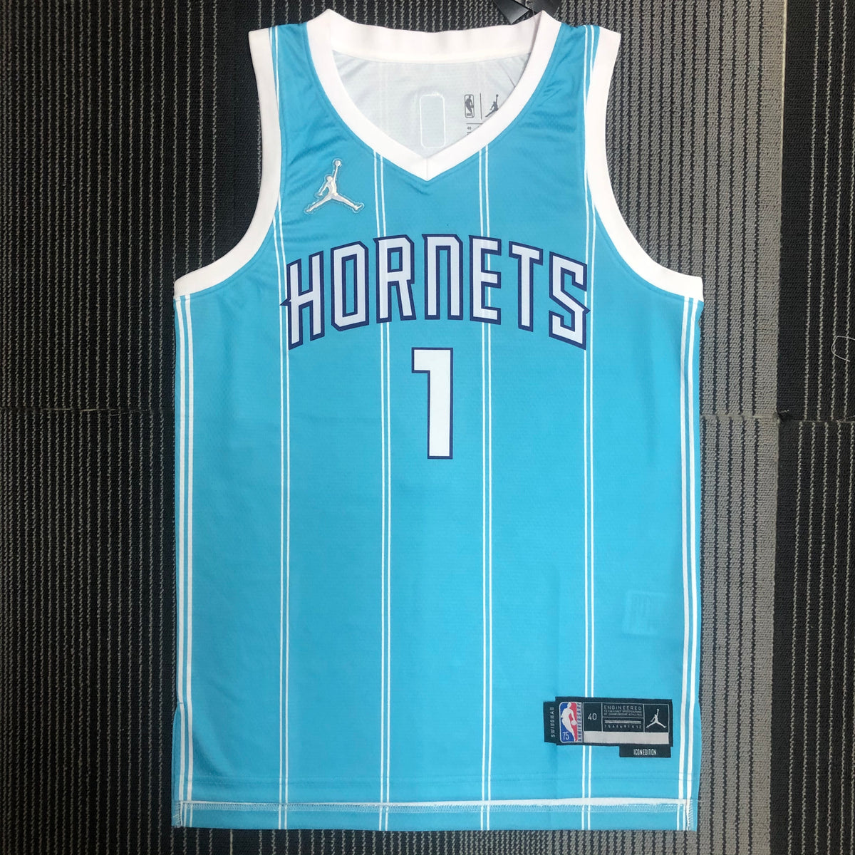 Charlotte Hornets Icon Edition 75e anniversaire - Turquoise - LaMelo Ball - 1
