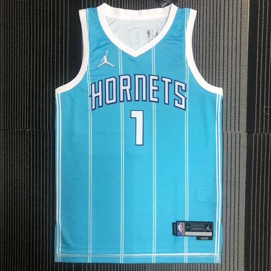 Charlotte Hornets Icon Edition 75e anniversaire - Turquoise - LaMelo Ball - 1