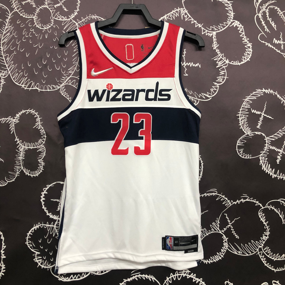 Washington Wizards Association Edition 75e anniversaire - Blanc - Michael Jordan - 23