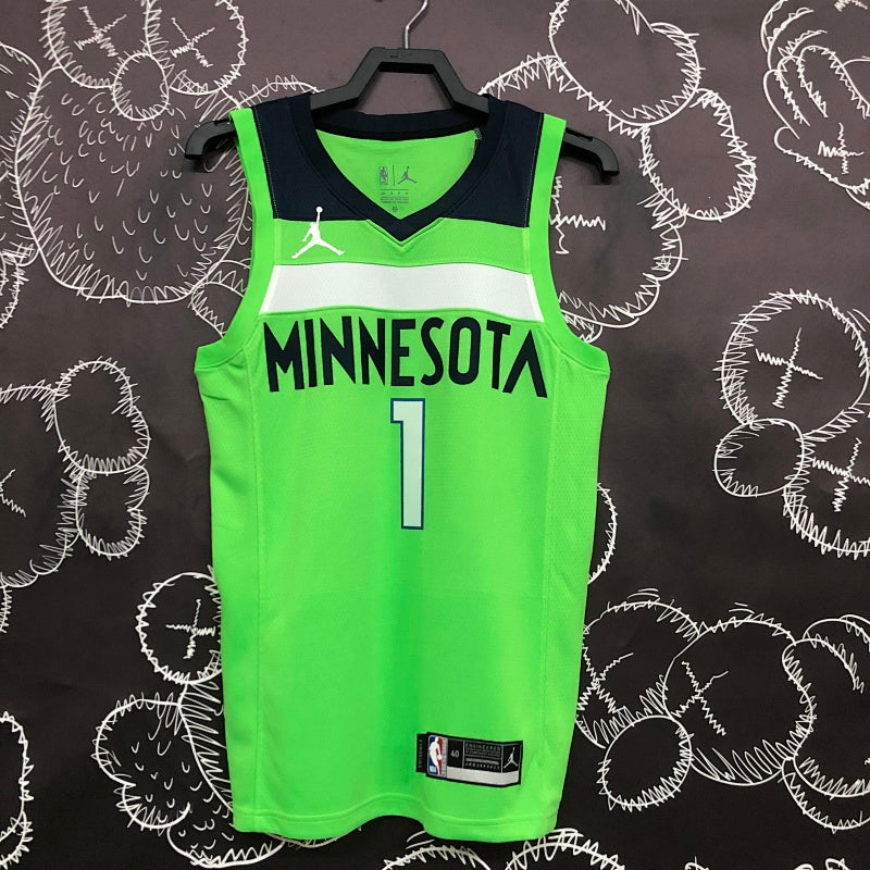 Minnesota Timberwolves Statement Edition - Vert - Anthony Edwards - 1