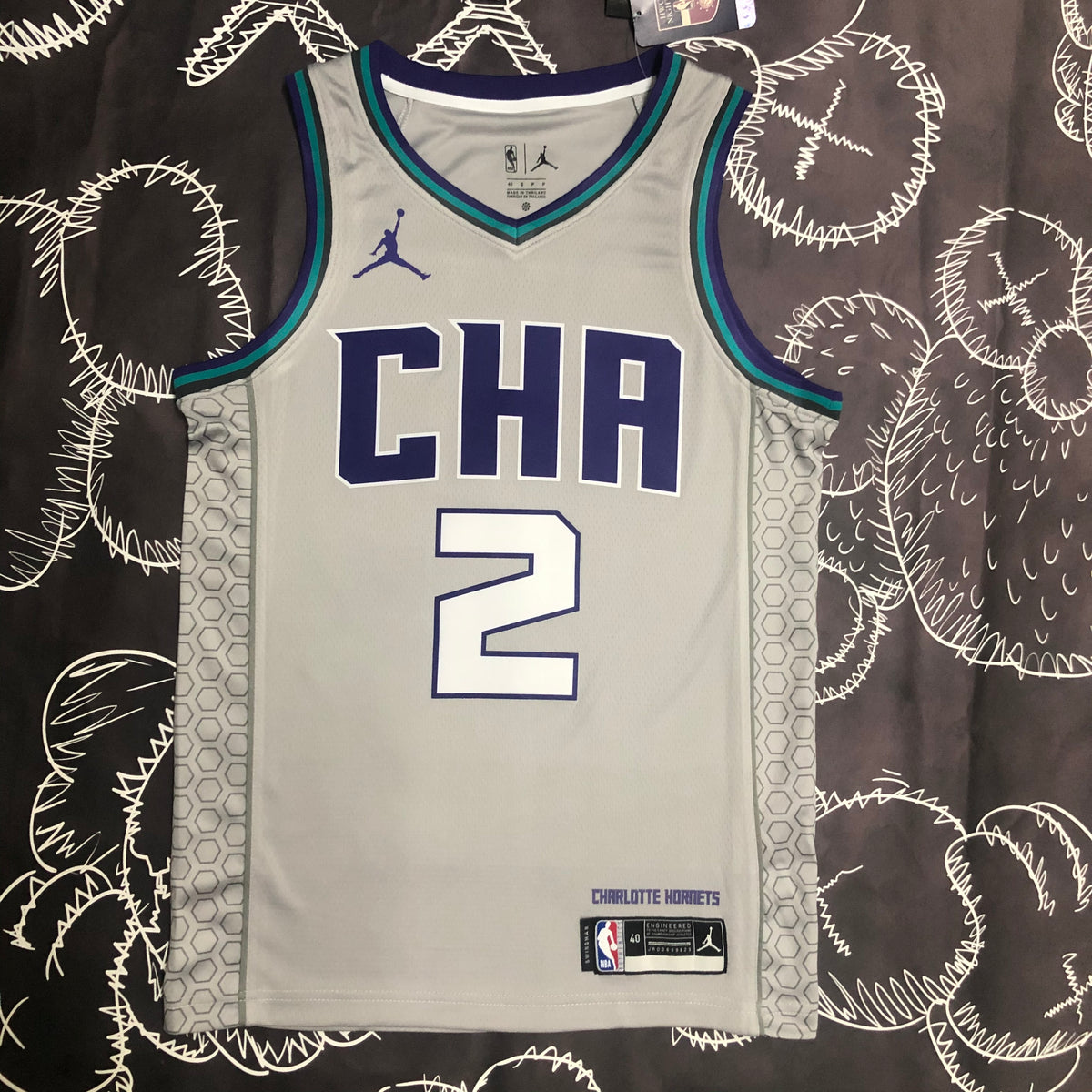 Charlotte Hornets City Edition 2018-19 CHA - Gris - LaMelo Ball - 2