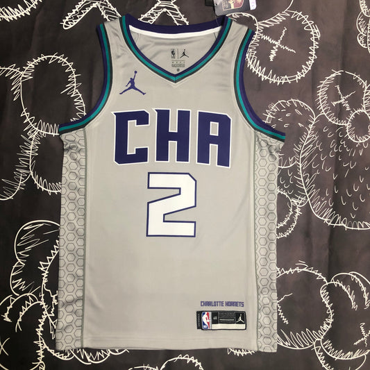 Charlotte Hornets City Edition 2018-19 CHA - Gris - LaMelo Ball - 2