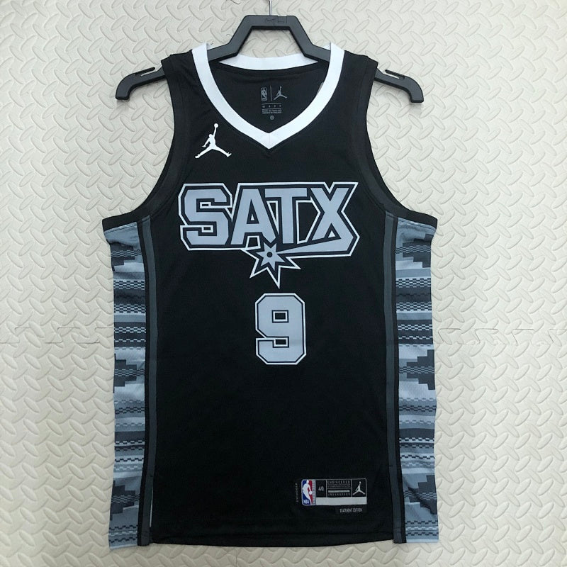 San Antonio Spurs Statement Edition 2022-23 SATX - Noir - Tony Parker - 9