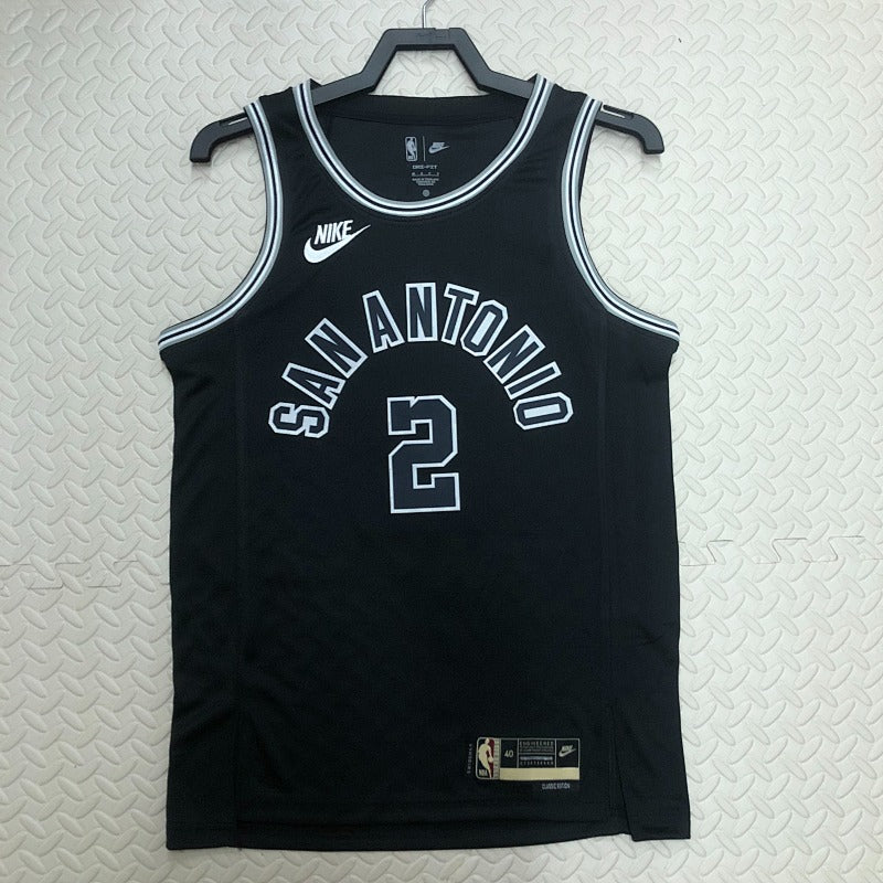 San Antonio Spurs Classic Edition 2022-23 50e anniversaire - Noir - Kawhi Leonard - 2