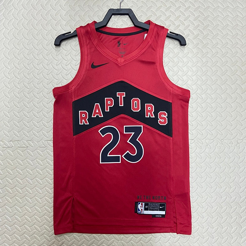 Toronto Raptors Icon Edition - Rouge - Fred VanVleet - 23