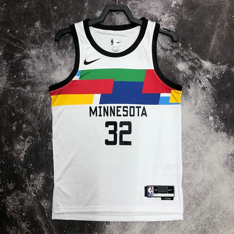 Minnesota Timberwolves City Edition 2022-23 The Great State - Blanc - Karl-Anthony Towns - 32