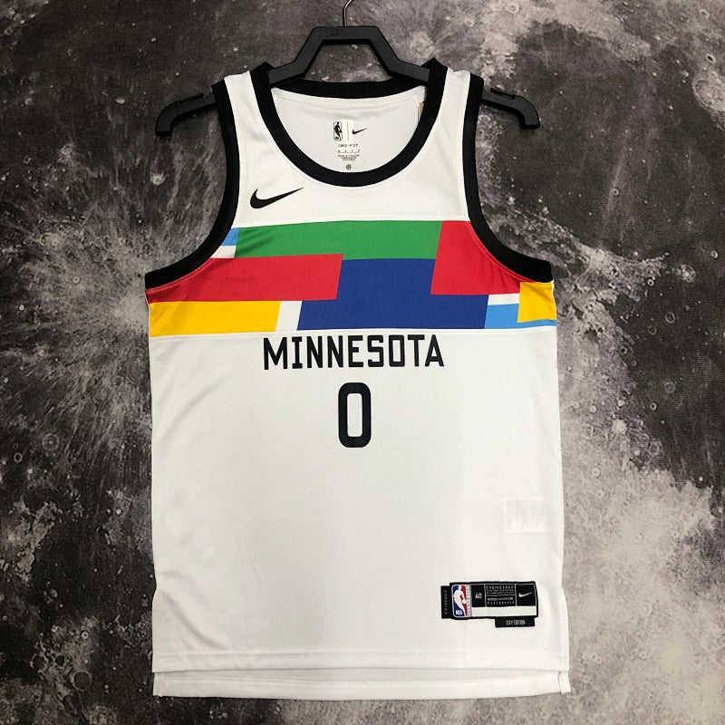 Minnesota Timberwolves City Edition 2022-23 The Great State - Blanc - D'Angelo Russell - 0