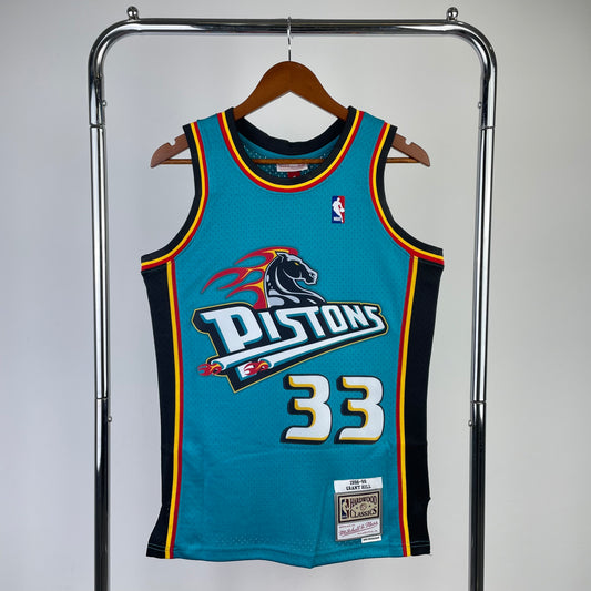 Detroit Pistons Hardwood Classics 1998-99 - Turquoise - Grant Hill - 33