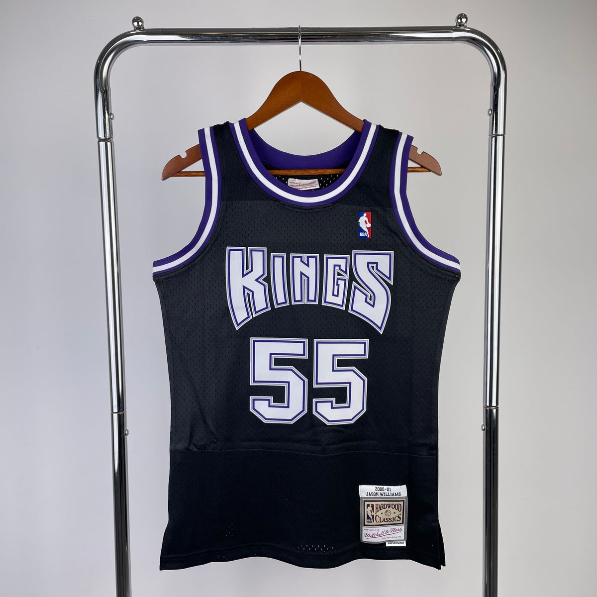Sacramento Kings Hardwood Classics 2000-01 - Noir - Jason Williams - 55