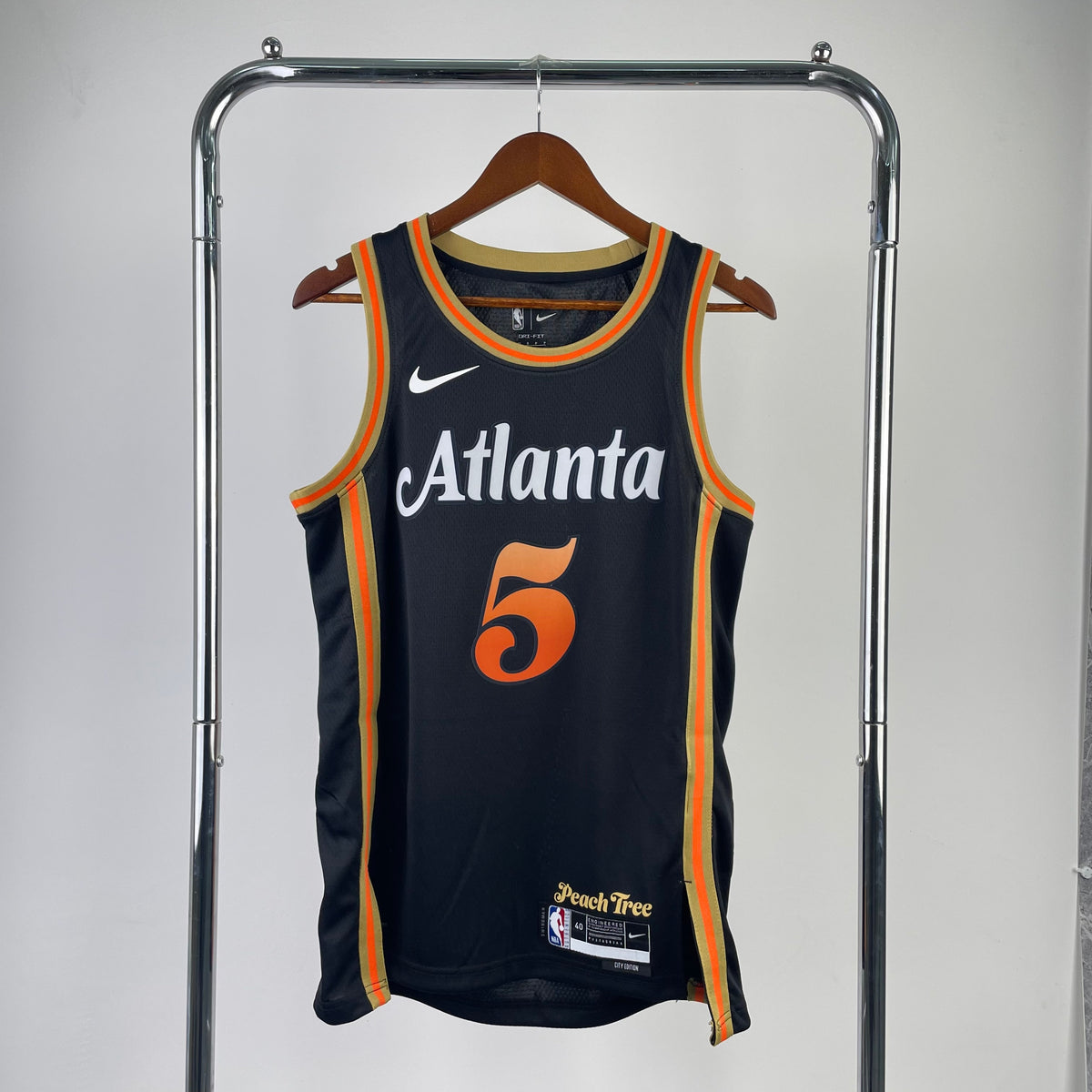 Atlanta Hawks City Edition 2022-23 Peachtree - Noir - Dejounte Murray - 5